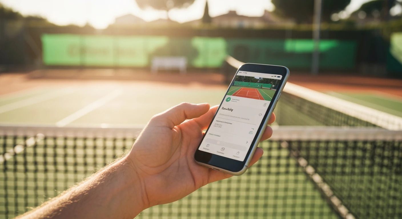 Reserver un court de tennis a Nimes avec Ten'Up